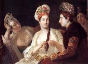 Antoine de Favray Tukish Women Spain oil painting artist